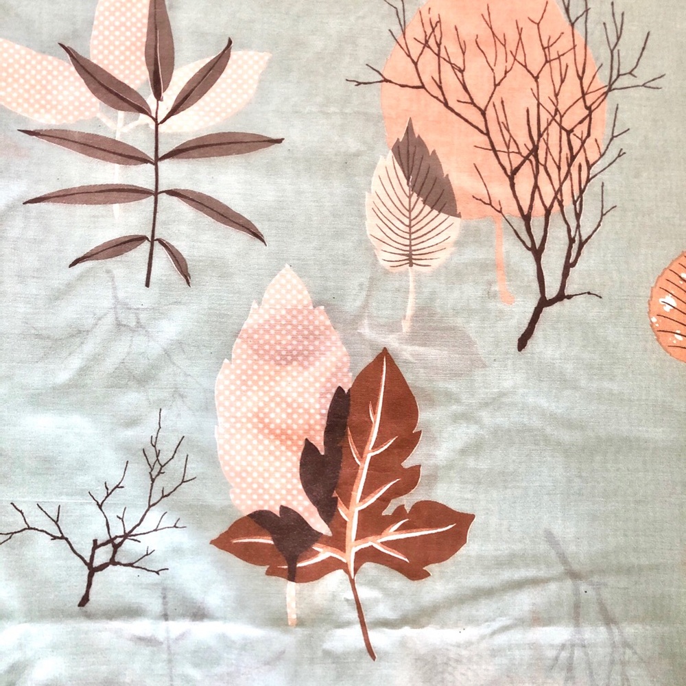 Waverly Two-Tone Bonded Fabric Panel in Mint and White